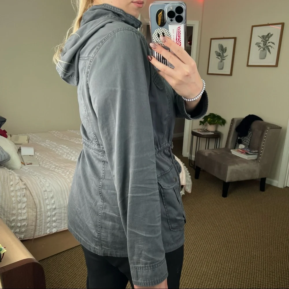 Mossimo supply Gray jacket/coat xxl - Picture 2 of 6